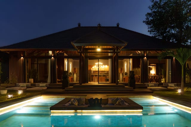 Kito Villa at night