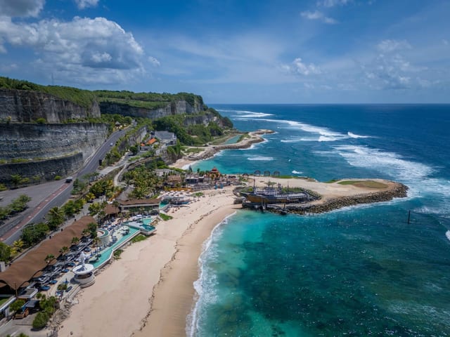 Melasti drone view